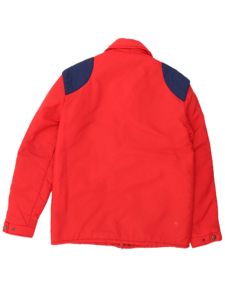 Jachetă căptușită pentru bărbați Sportitalia UK 38 Medium Red Colorblock