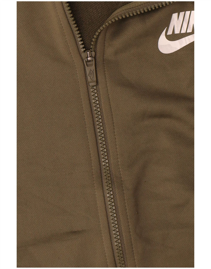 Jachetă de trening pentru băieți Nike 13-14 ani XL Kaki Poliester color