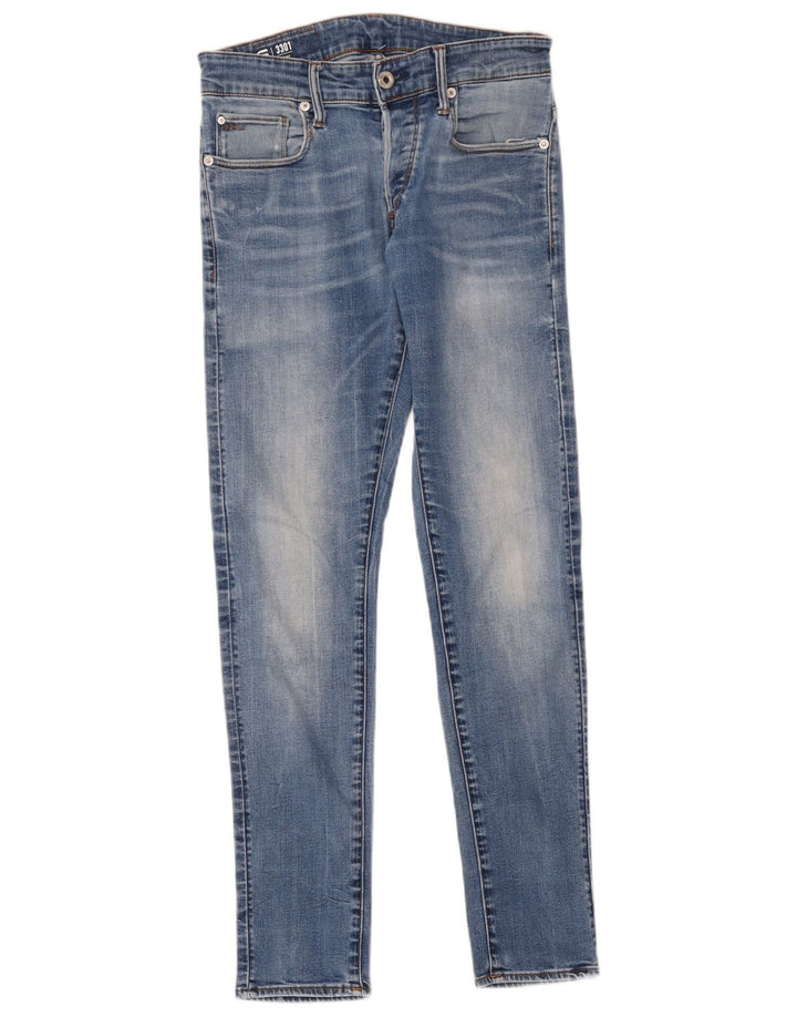 Blugi skinny pentru bărbați G-Star W29 L30 poliester albastru