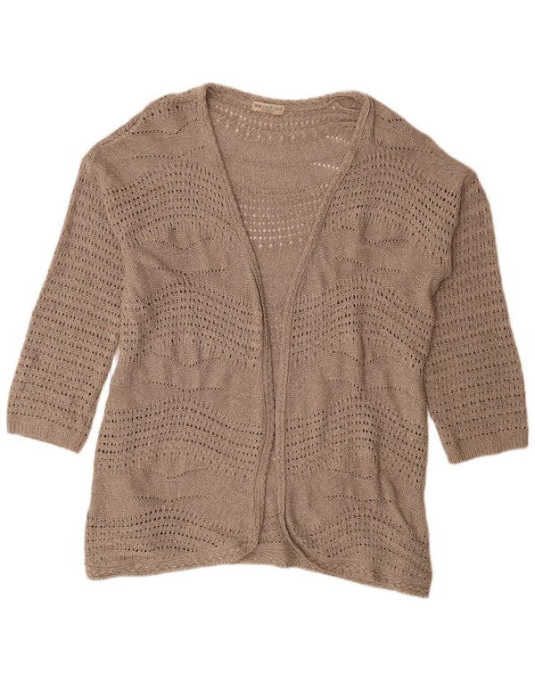 Pulover cardigan deschis pentru femei Marks & Spencer UK 20 2XL poliester bej