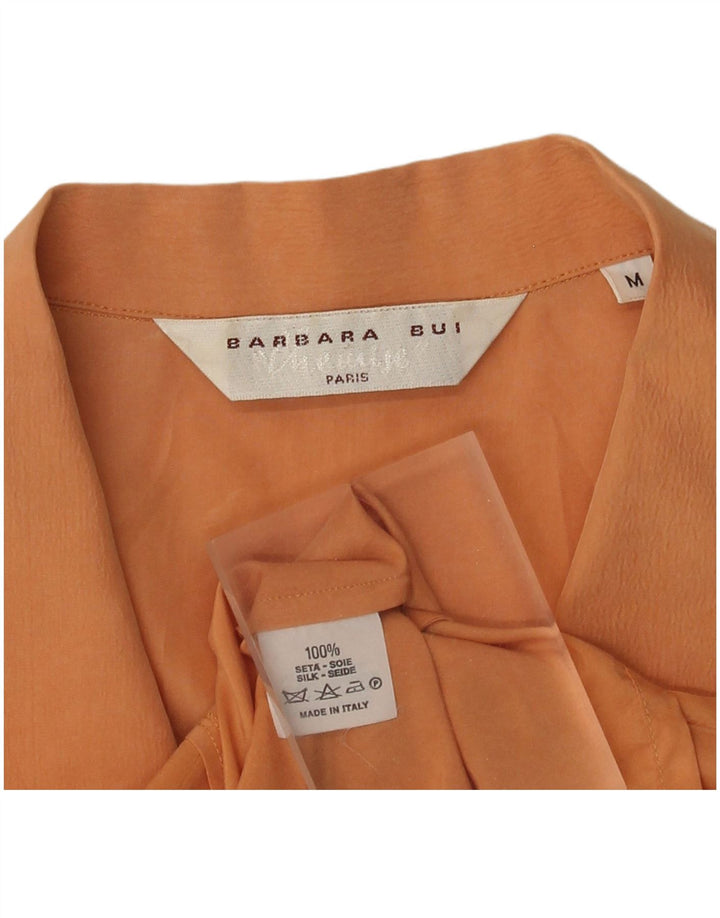 Gilet pentru femei Barbara Bui UK 14 Medium Orange Silk