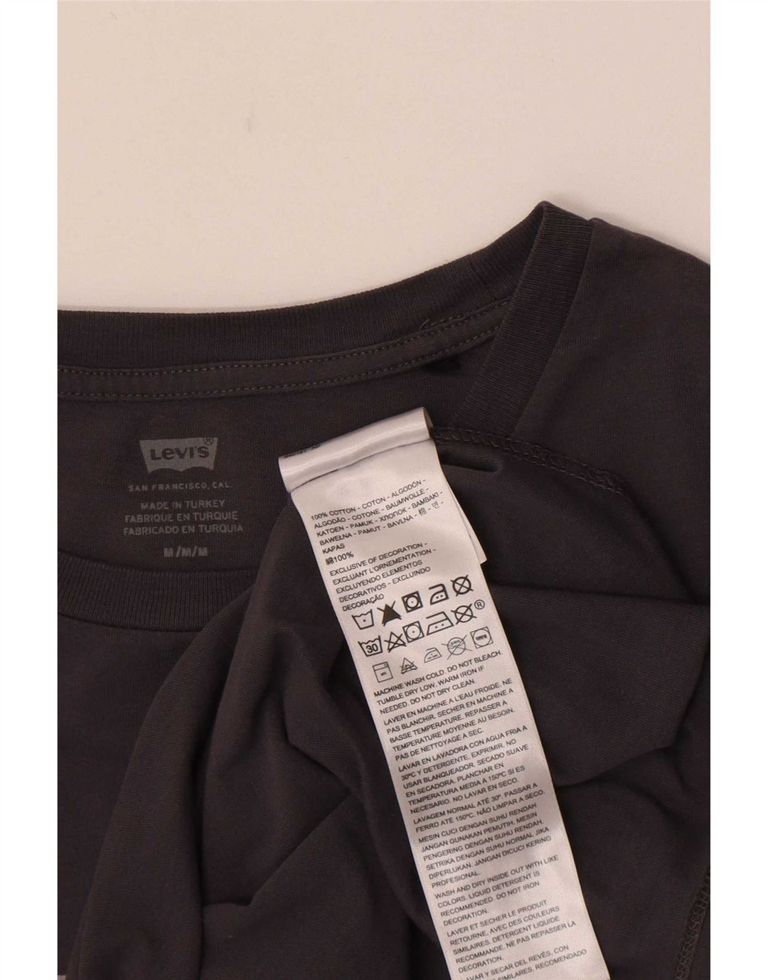 Tricou grafic Levi's pentru femei Top UK 12 Medium Gri Bumbac