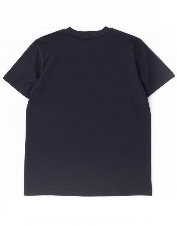 Jack & Jones Mens T-Shirt Top XL Navy Blue Cotton
