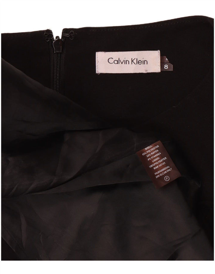 Rochie A-Line fără mâneci Calvin Klein pentru femei US 8 Medium Black