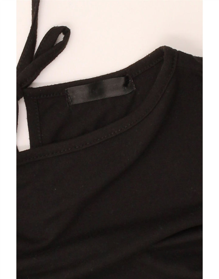 SHEIN Womens Sleeveless Jumpsuit UK 14 Medium  Black Polyester Vintage Shein and Second-Hand Shein from Messina Hembry 