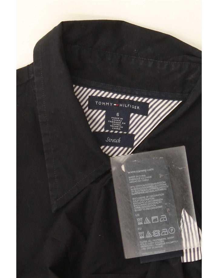 Cămașă Tommy Hilfiger pentru femei US 6 Medium Black Bumbac
