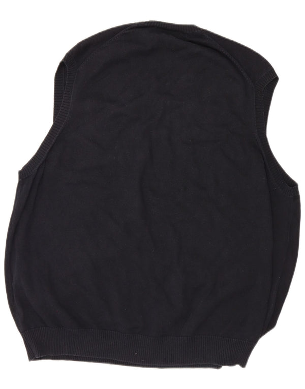 Bluză pentru bărbați Marks & Spencer Blue Harbour Vest Tank Top 2XL Bumbac bleumarin