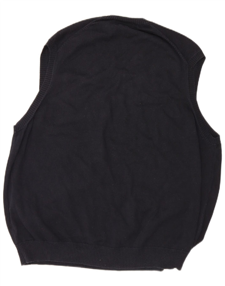 Bluză pentru bărbați Marks & Spencer Blue Harbour Vest Tank Top 2XL Bumbac bleumarin
