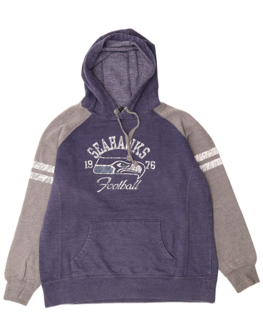 Pulover NFL Seattle Seahawks pentru femei, Marea Britanie 18 XL, albastru bleumarin, color block