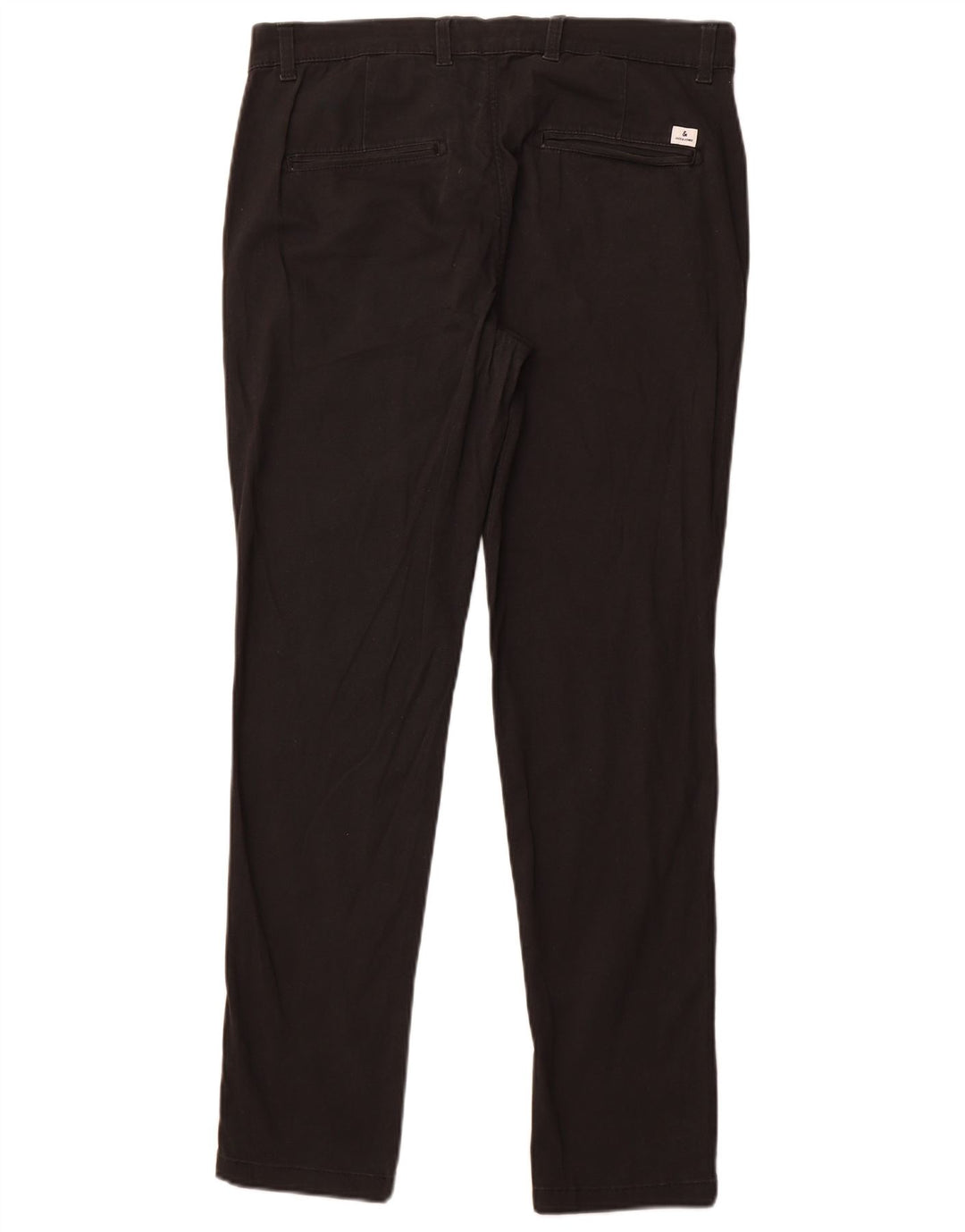 Pantaloni chino slim pentru bărbați Jack & Jones L34 L32 bumbac negru