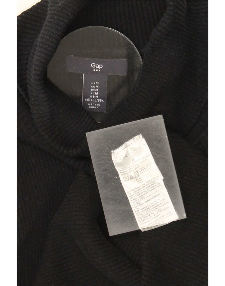 Pulover pentru femei Gap cu gât rulat, UK 12, bumbac mediu negru