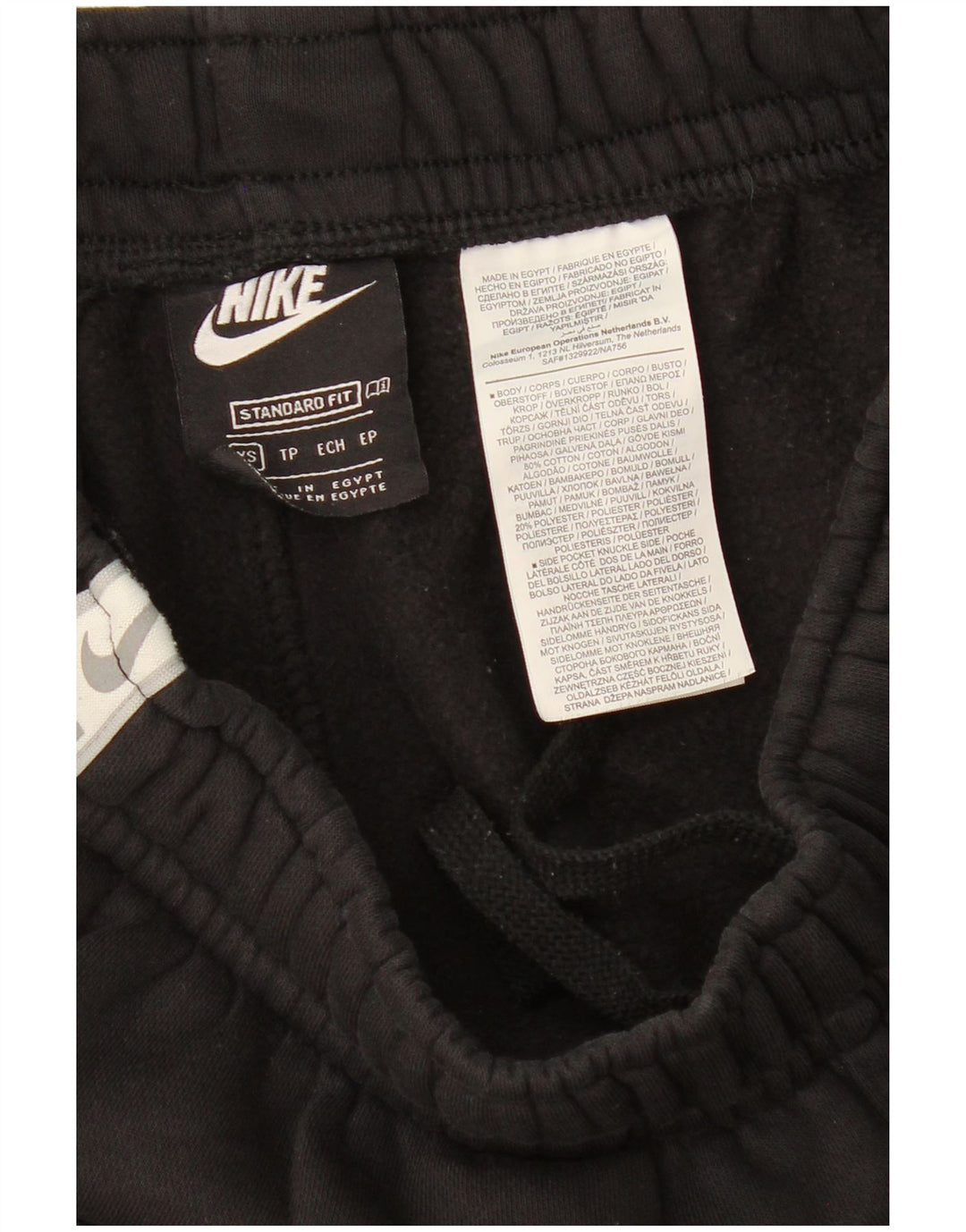 Pantaloni de trening NIKE Graphic Standard Fit Pantaloni de jogging XS Bumbac negru
