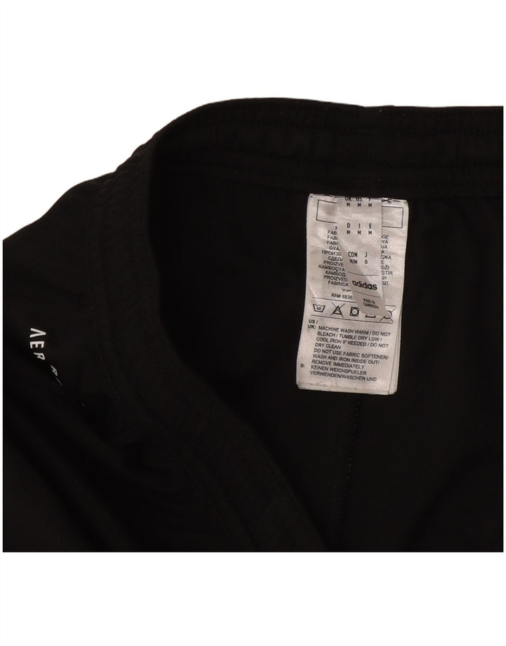 Pantaloni scurți sport Aeroready Adidas pentru bărbați, poliester mediu negru