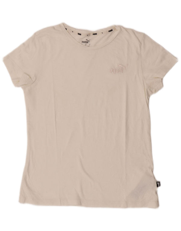 Tricou Puma pentru femei Top UK 10 Small Off White Bumbac