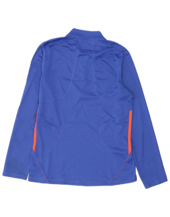 Top de trening ADIDAS Climalite Pullover pentru femei UK 16/18 Large Blue