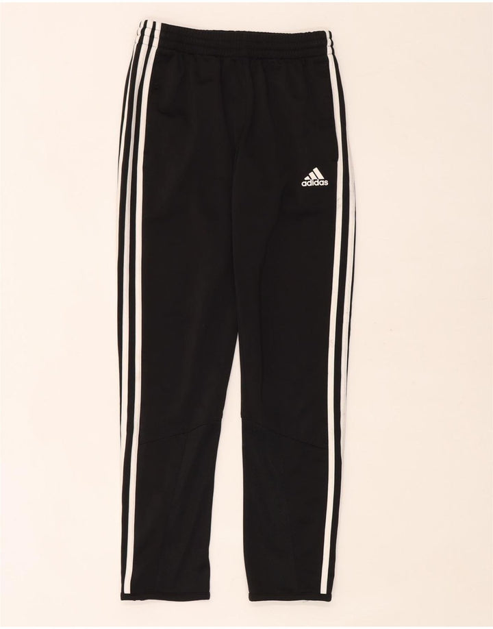 Pantaloni de trening Adidas baieti 11-12 ani poliester negru