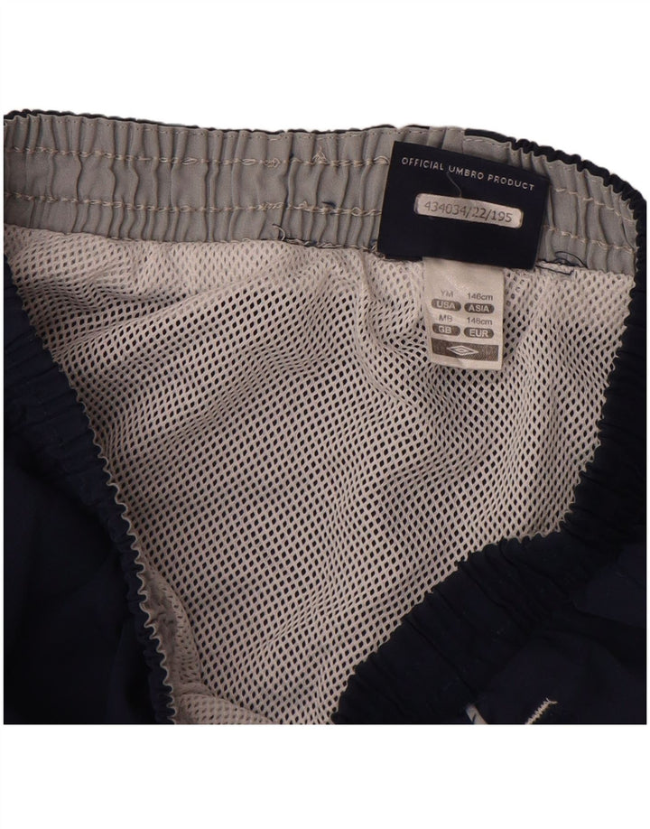 Umbro Băieți Pantaloni Scurt Sport Grafic 9-10 Ani Mediu Bleumarin Poliester