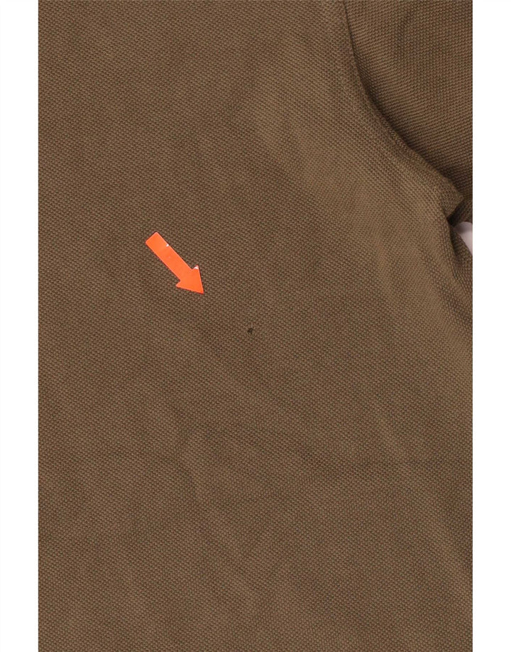 Cămașă polo Fred Perry pentru bărbați, bumbac kaki mediu