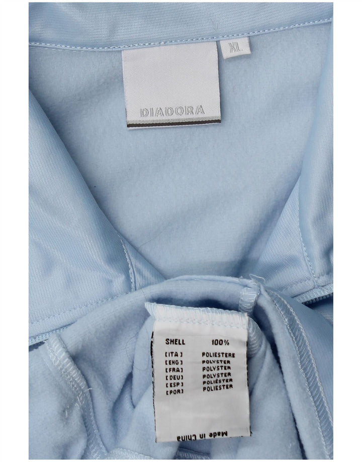 Jachetă de trening Diadora pentru femei UK 18 XL, poliester albastru