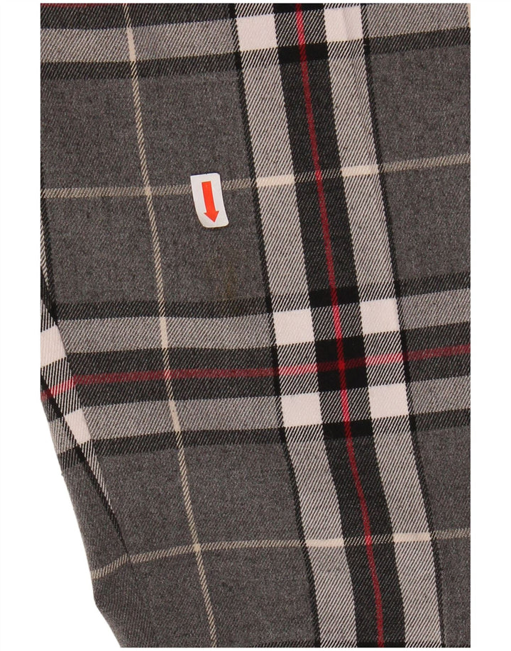 MARLBORO CLASSICS Pantaloni casual drepti pentru femei W34 L27 Gri Check
