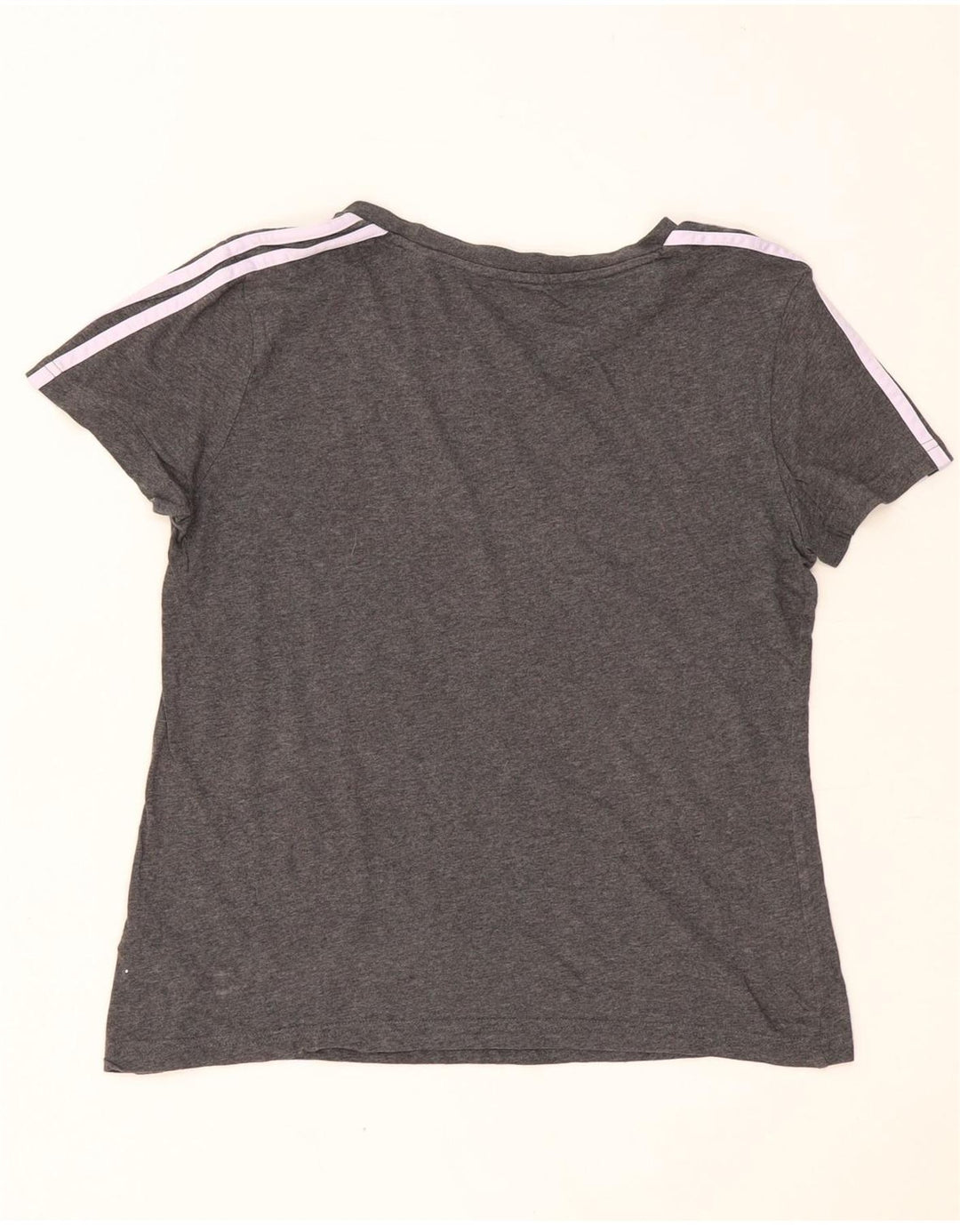 Tricou Adidas Femei Top UK 16/18 Mare Bumbac Gri