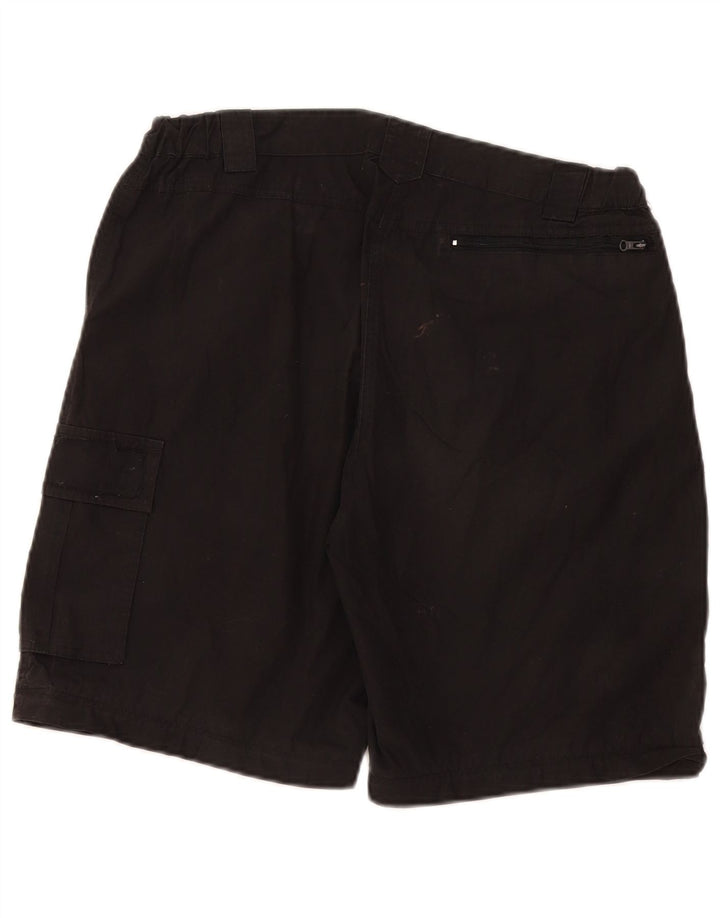 Mountain Warehouse Pantaloni scurti cargo pentru femei UK 14 Large W34 Poliester negru