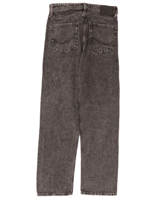 Blugi Jack & Jones Eddie Straight pentru bărbați W29 L34 bumbac gri
