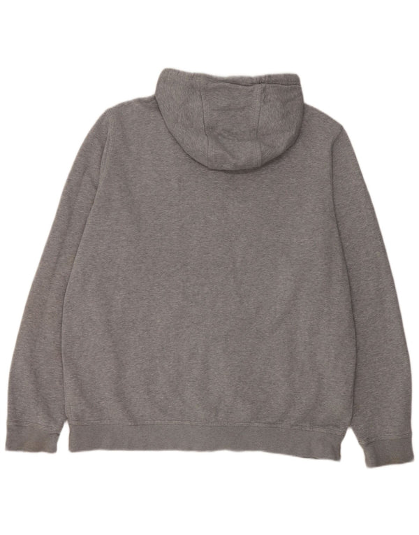 Pulover Nike pentru bărbați, cu fermoar, bumbac gri 2XL
