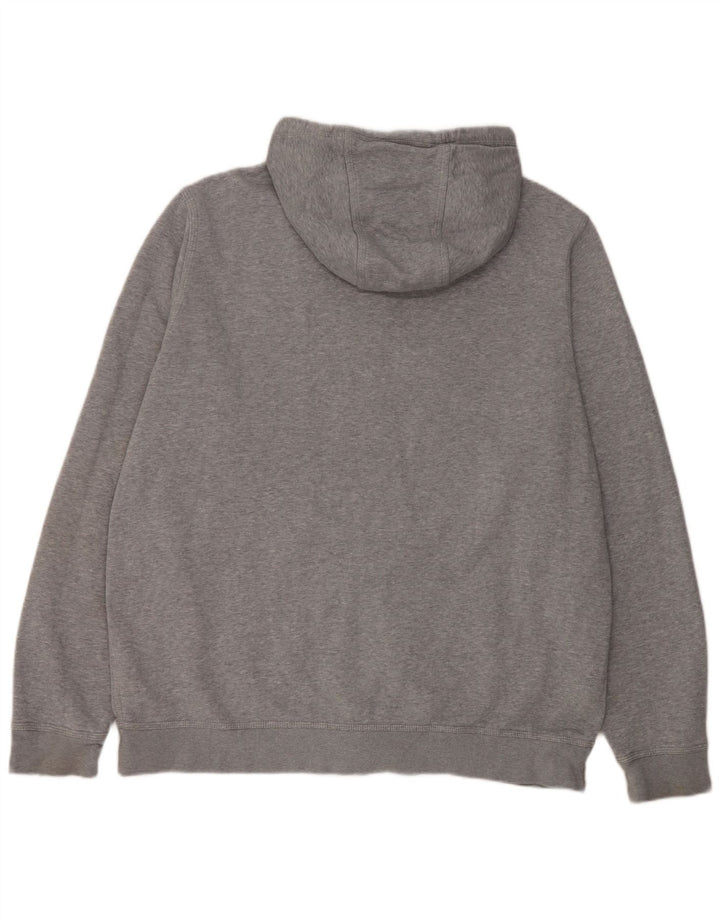 Pulover Nike pentru bărbați, cu fermoar, bumbac gri 2XL