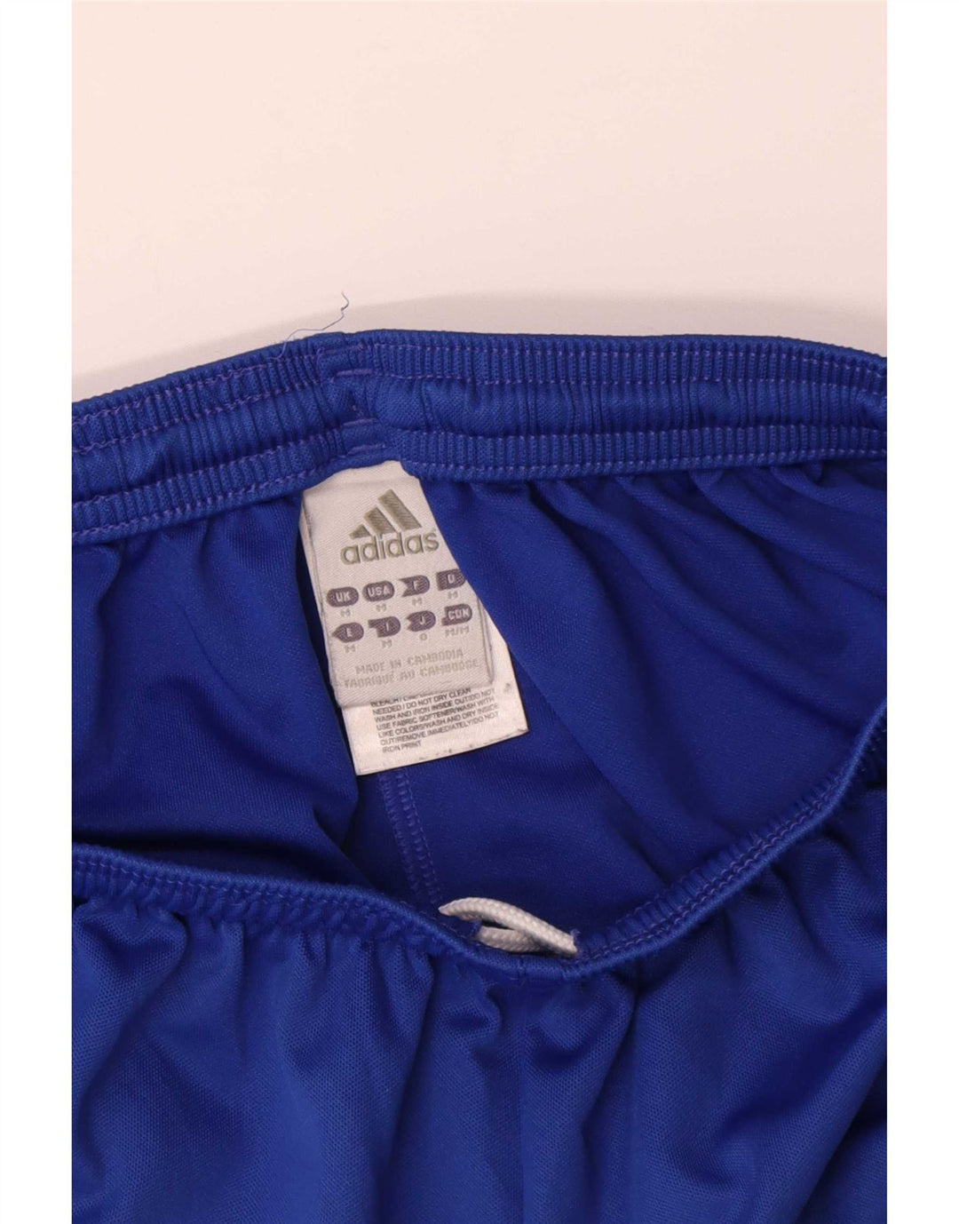 Pantaloni scurți sport pentru bărbați Adidas Climalite Graphic, poliester albastru mediu