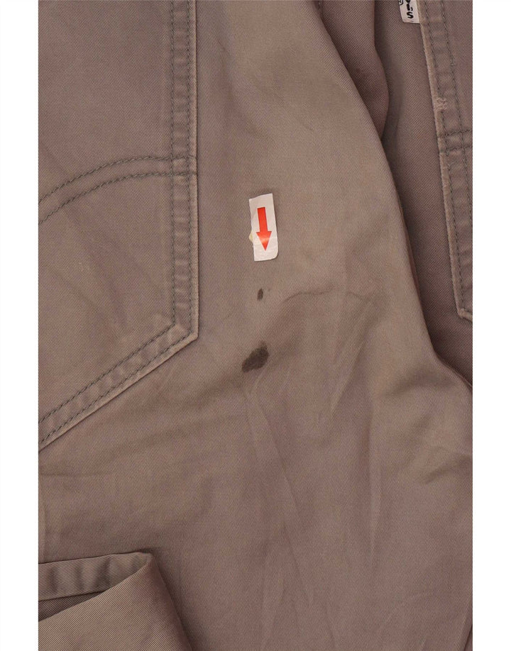 Pantaloni chino obișnuiți pentru bărbați Levi's L36 L32 bumbac gri