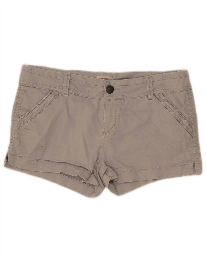 Pantaloni scurti chino cu talie joasă BKE pentru femei W30 bumbac gri mediu
