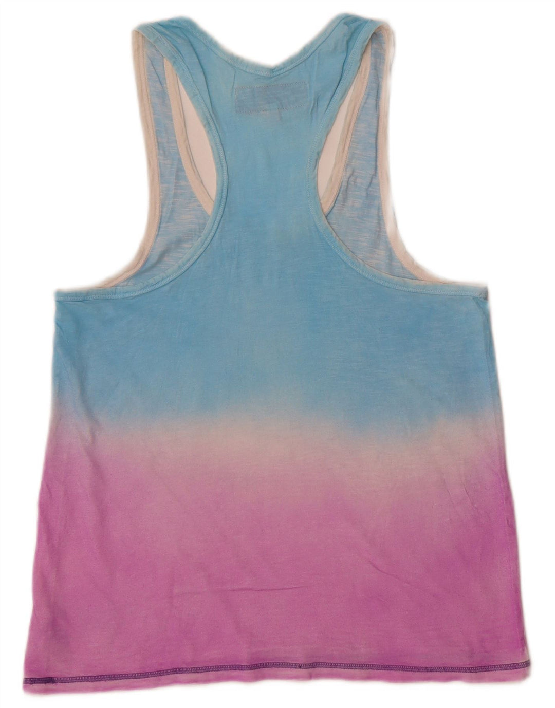 Top cu vestă grafică pentru bărbați Superdry, mic, albastru, bumbac color bloc