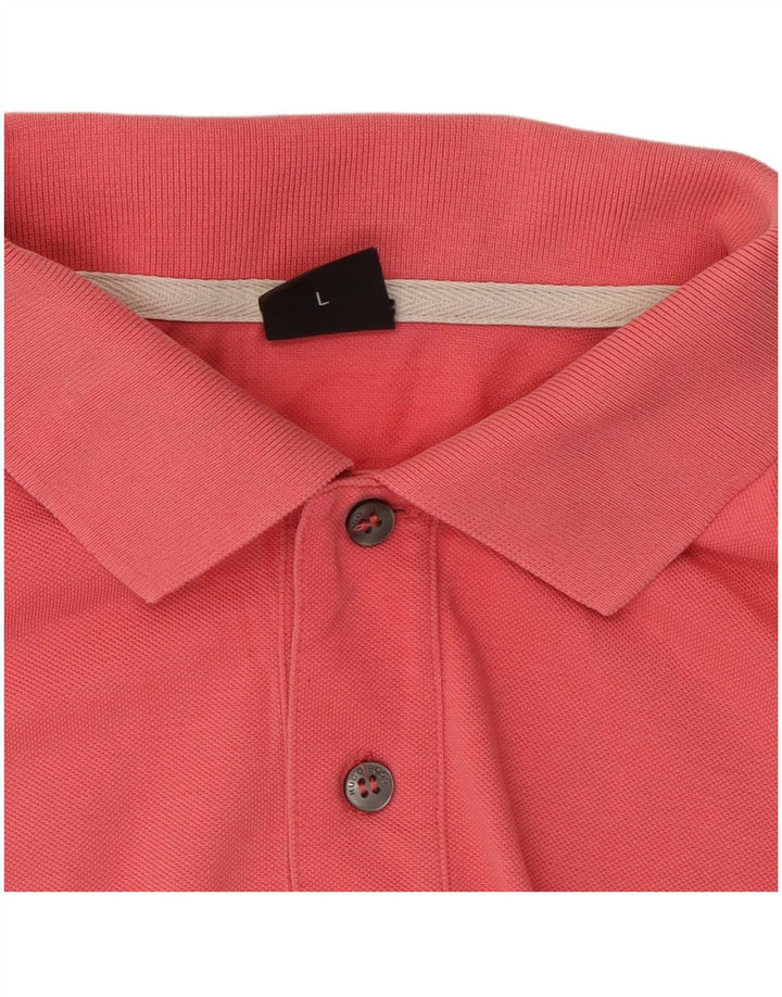 Cămașă polo Hugo Boss pentru bărbați, bumbac roșu mare