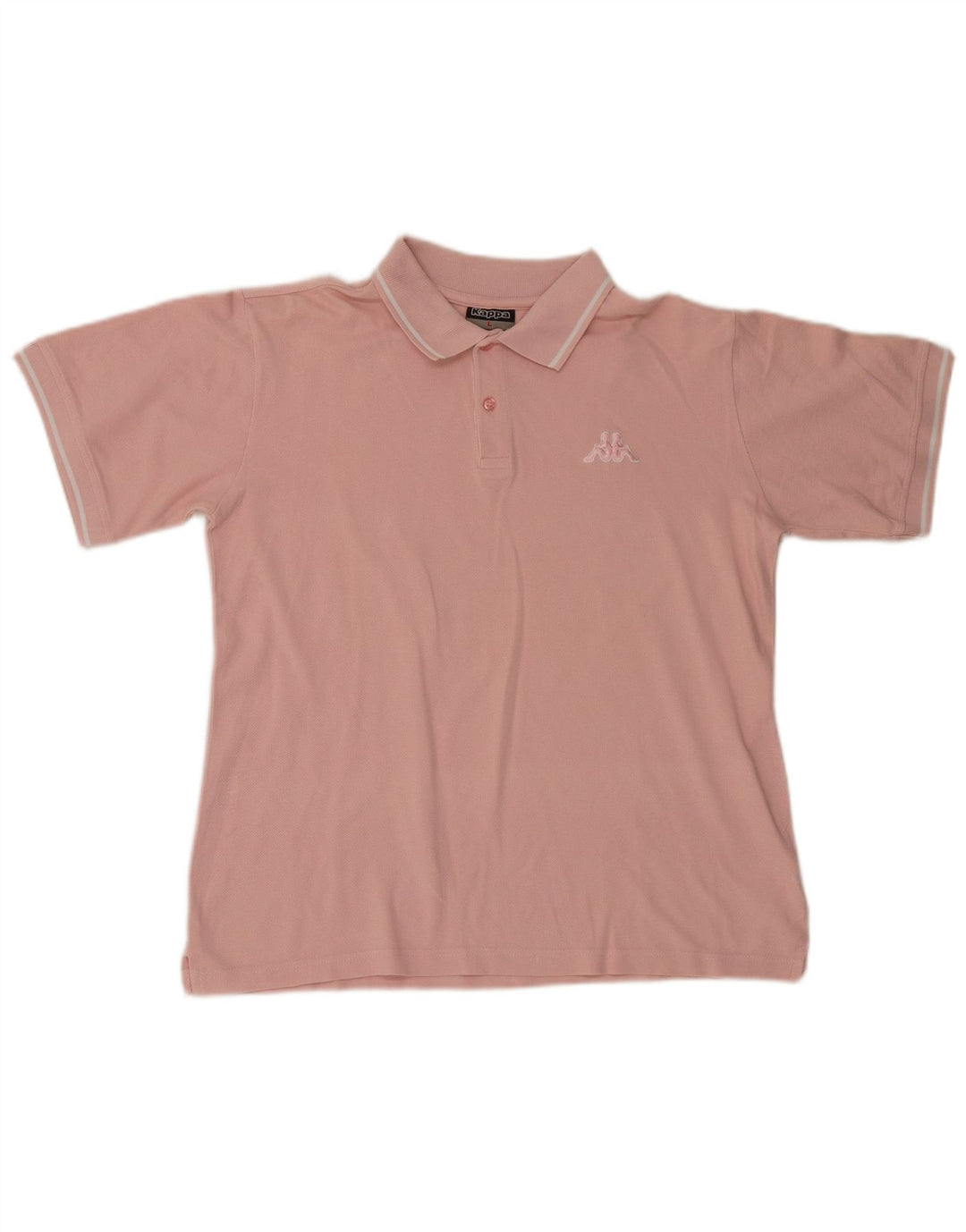 Tricou polo pentru bărbați Kappa, bumbac roz mare