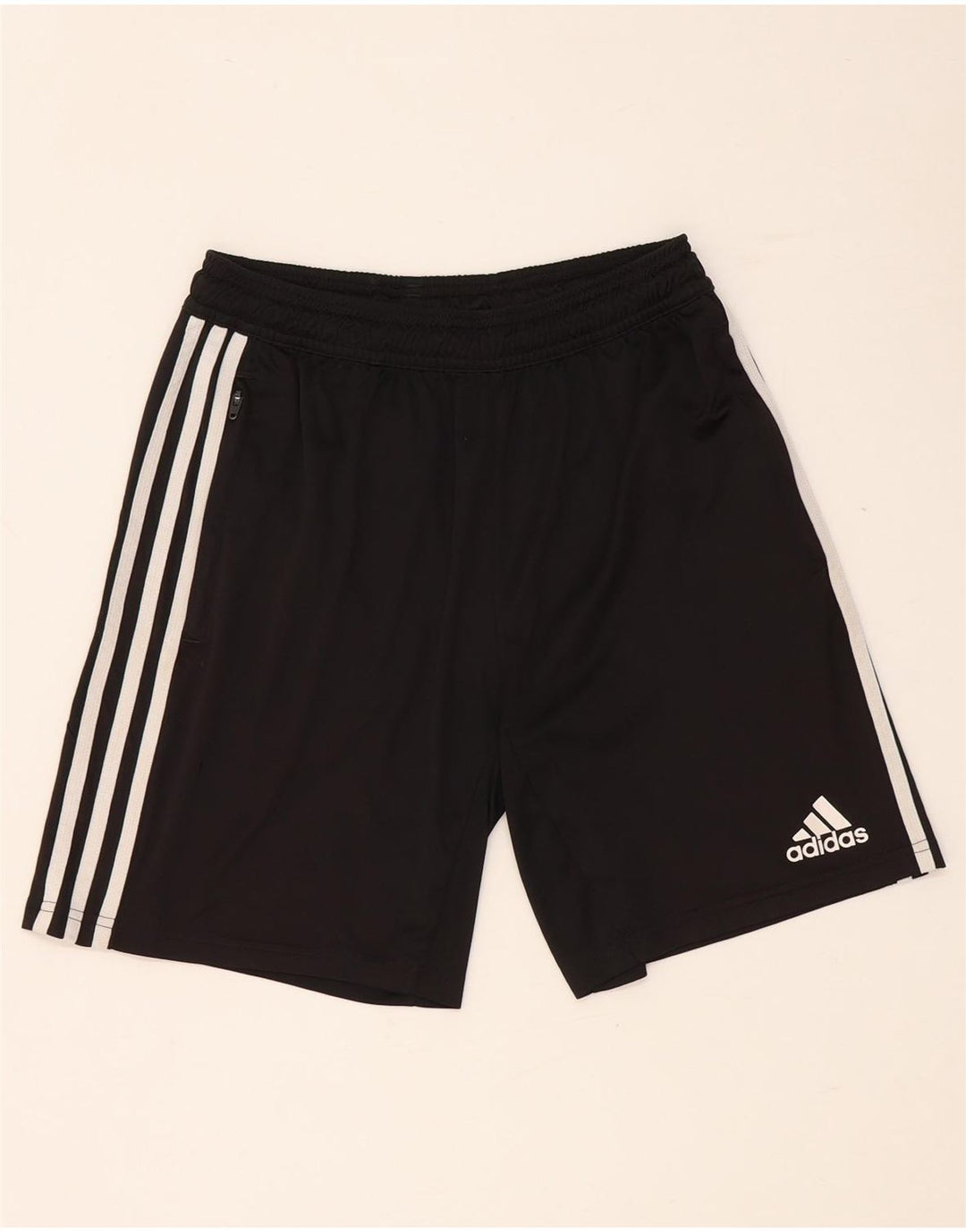 Pantaloni scurți sport adidas Climalite pentru băieți 13-14 ani poliester negru