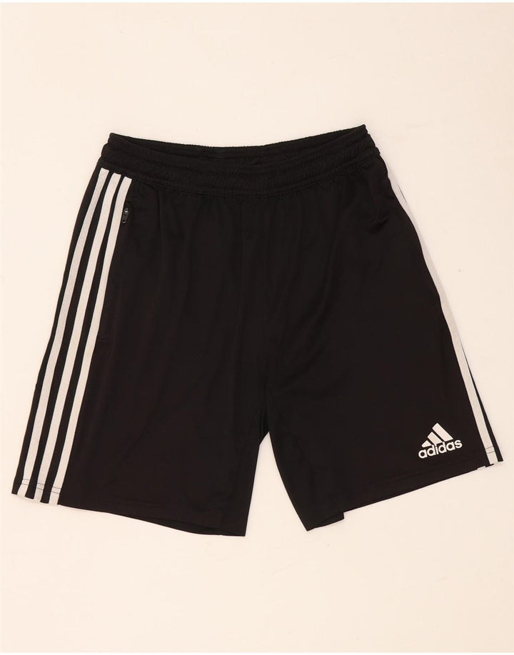 Pantaloni scurți sport adidas Climalite pentru băieți 13-14 ani poliester negru