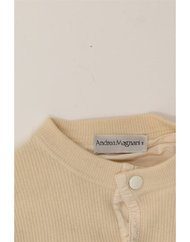 VINTAGE Mens Cardigan Sweater Small Beige Vintage Vintage and Second-Hand Vintage from Messina Hembry 