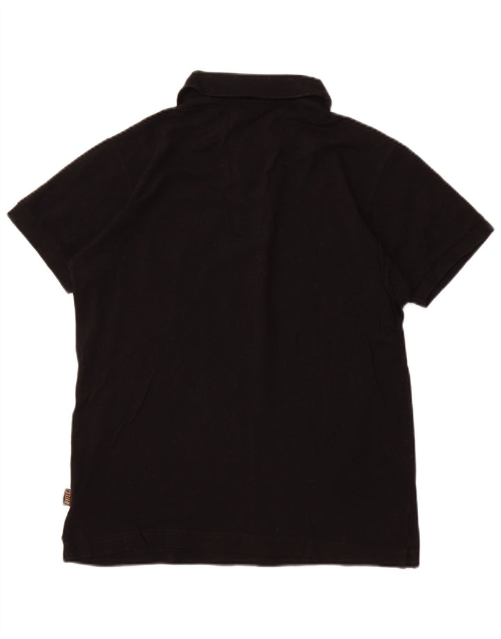 RIFLE Tricou polo pentru bărbați, bumbac negru mic