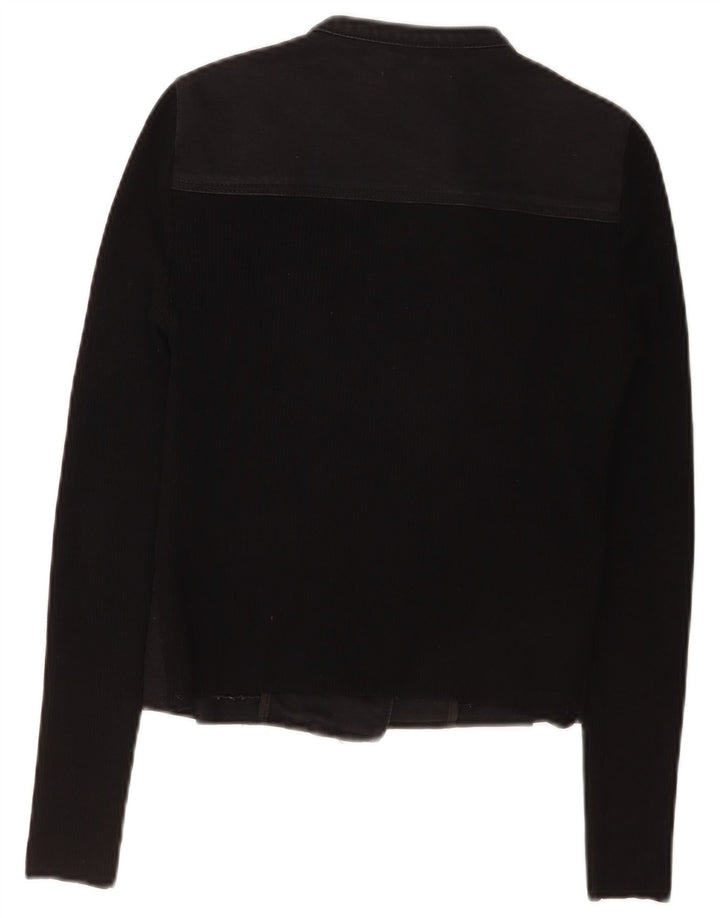 Jachetă pentru femei Karen Millen Crop Biker US 1 2XS Negru