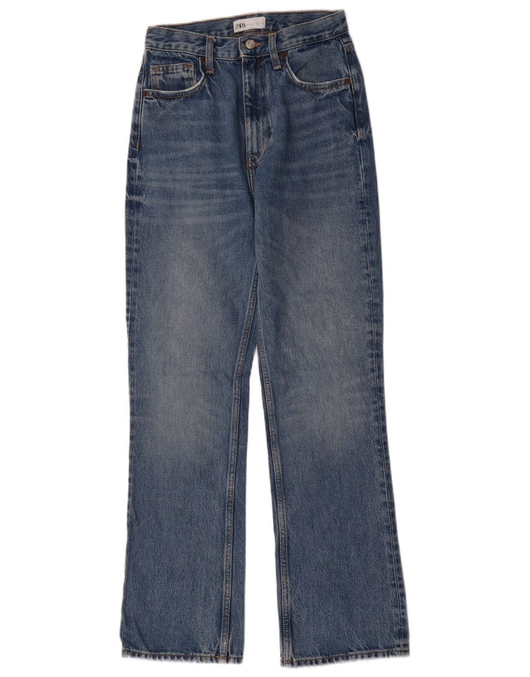 Blugi Zara Femei Bootcut EU 34 2XS W24 L30 Albastru