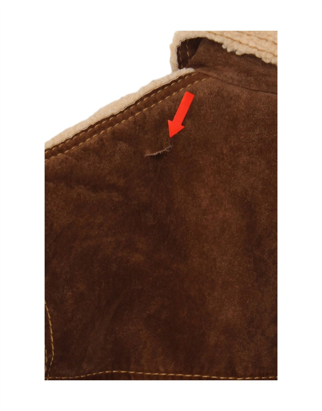 Jachetă din shearling pentru femei Conbipel IT 48 XL piele maro
