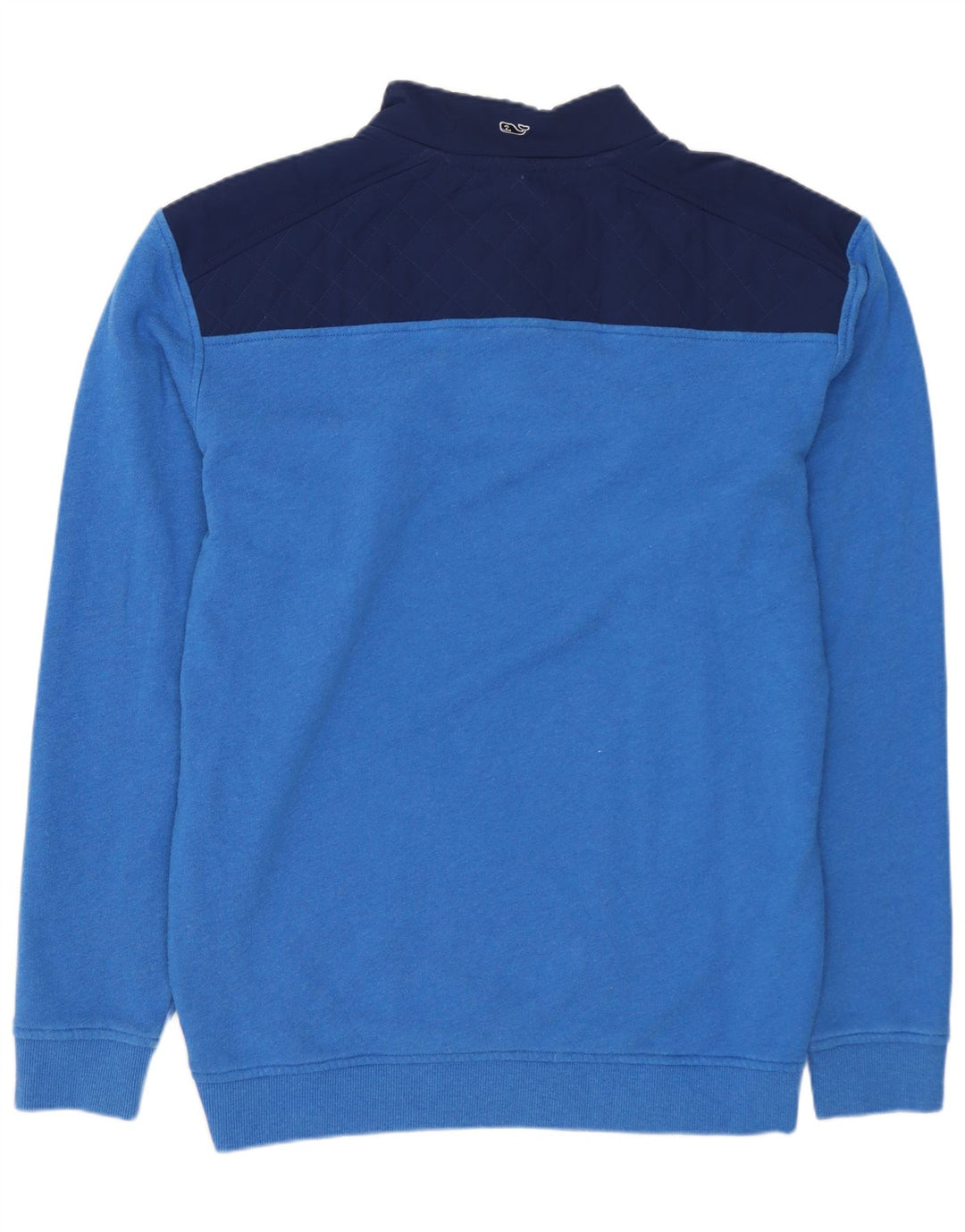 VINEYARD VINES Hanorac pentru bărbați cu gât cu nasturi Pulover Medium Blue Colorblock