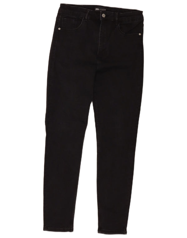 Blugi skinny pentru femei Zara EU 42 Large W32 L27 Negri