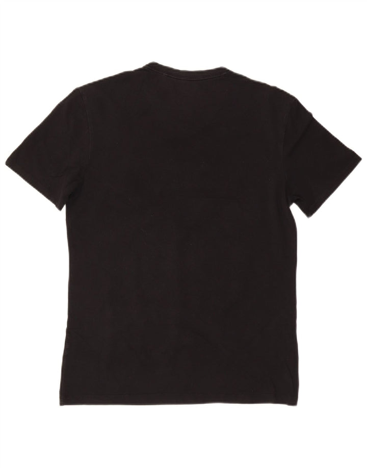 Tricou grafic Guess pentru bărbați Top mediu negru