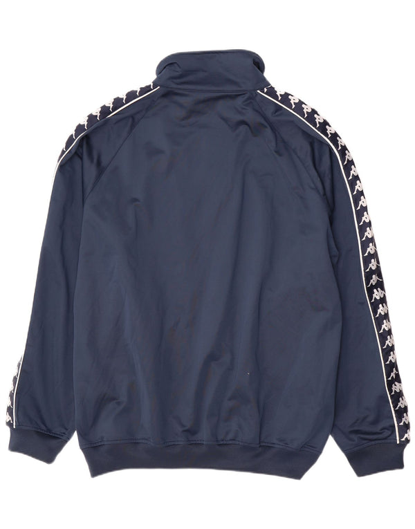 Jachetă de trening grafică KAPPA pentru bărbați, 2XL, albastru bleumarin, bloc de culoare