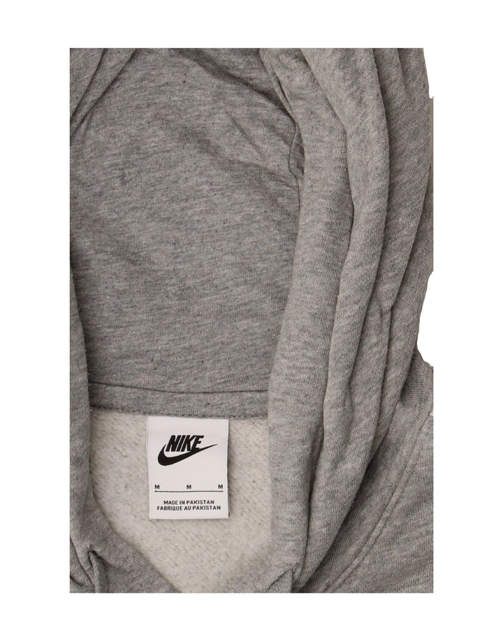 NIKE Mens Graphic Hoodie Jumper Medium Grey Colourblock Cotton Vintage Nike and Second-Hand Nike from Messina Hembry 
