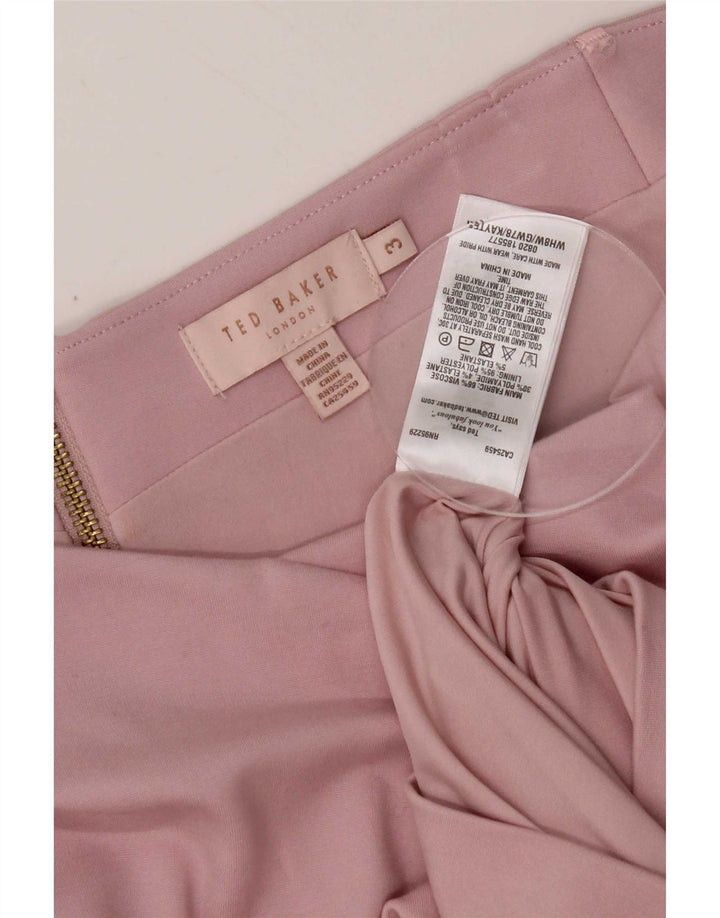 Top pentru femei Ted Baker, cu umeri tăiați, mărimea 3, viscoză, roz mediu