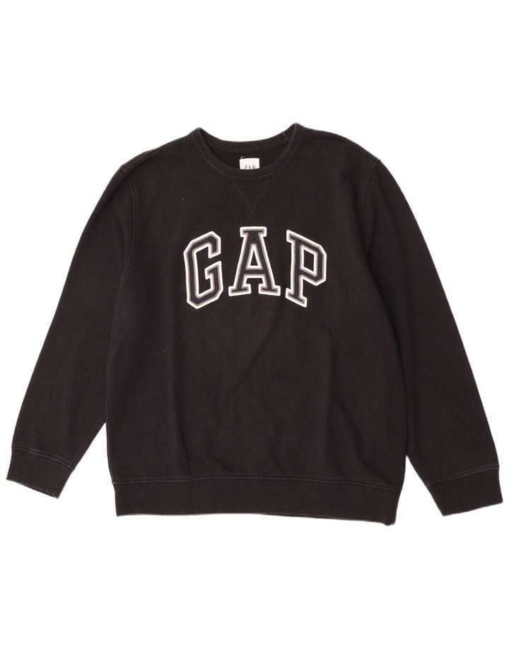 Hanorac grafic Gap pentru bărbați Jumper XL bumbac negru