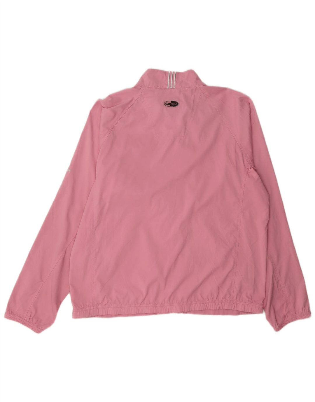 Jachetă de top pentru trening Adidas Clima Proof pentru femei UK 14 Poliester roz mediu